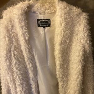 White Furry Coat